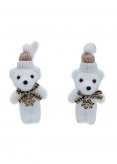 Set de 2 Ositos Polares Colgantes