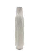 Florero Texturas Ondas Blanco