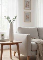 Florero Texturas Ondas Blanco