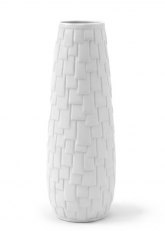 Jarrón de cerámica Blanco