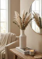 Jarrón de cerámica Marfil II