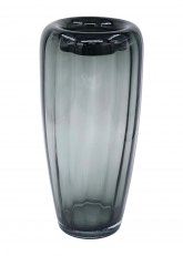 Florero Vidrio humo 30 x 15 Vidrio
