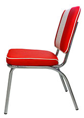 Silla American Square Vintage - Tapizado Rojo