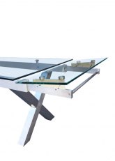 Mesa Extensible X Glass - Vidrio