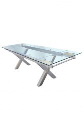 Mesa Extensible X Glass - Vidrio