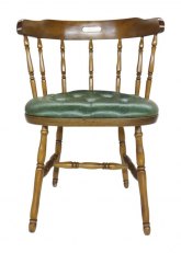 Sillón Manchester Capitone - Madera Lustrada